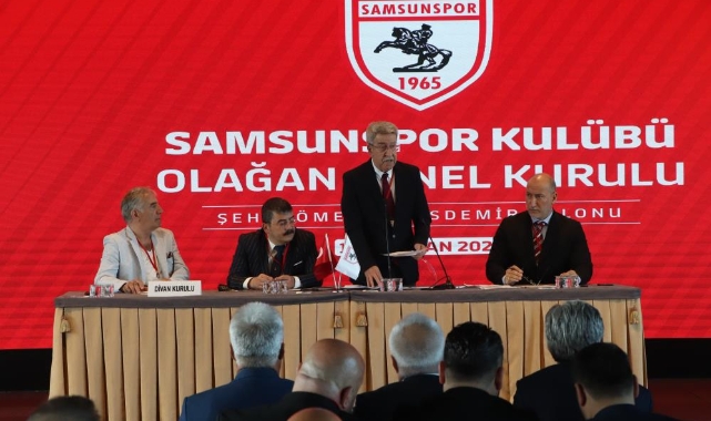 Samsunspor'da Yüksel Yıldırım, katılamadığı kongrede yeniden başkan