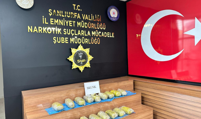 Şanlıurfa'da büyük uyuşturucu operasyonu