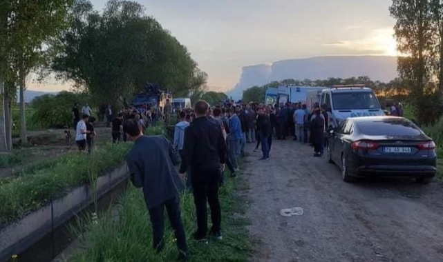 Sulama kanalına düşen gençten acı haber!
