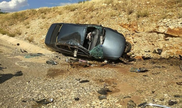 Takla atan otomobilin sürücüsü öldü