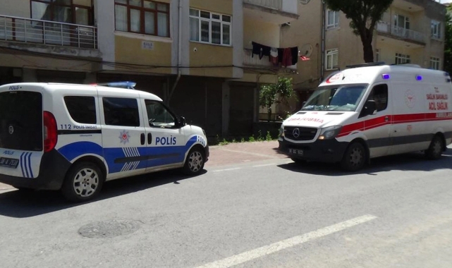 Tartıştığı eşinin üzerine kaynar su döktü