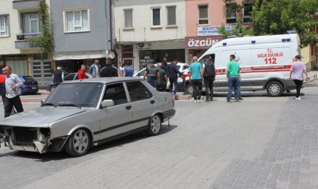 Tavşanlı'da trafik kazası, 2 yaralı