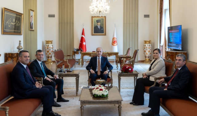 TBMM Başkanı Kurtulmuş, CHP heyetini kabul etti