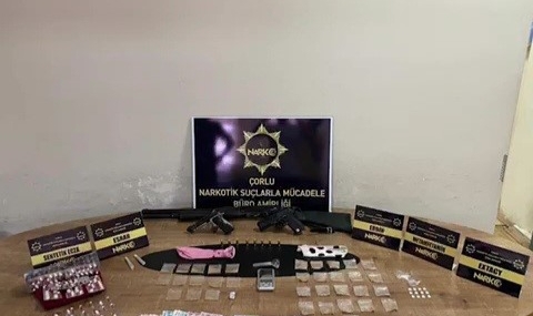 Tekirdağ'da uyuşturucu operasyonu: 8 gözaltı