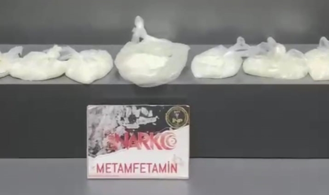 Valizinde uyuşturucu ile yakalandı