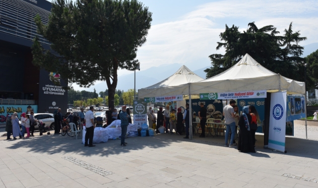 Yıldırım’da atıklar hediyeye dönüştü