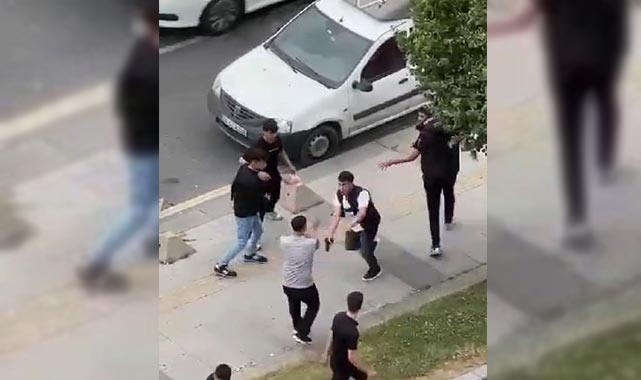 Başakşehir’de yol ortasında silahlı kavga