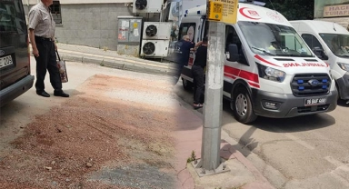 Yoldaki tuzağa dikkat! Mıcır yüzünden hastanelik oldu