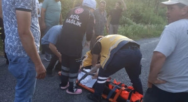 Zonguldak'ta otomobil ile motosiklet çarpıştı