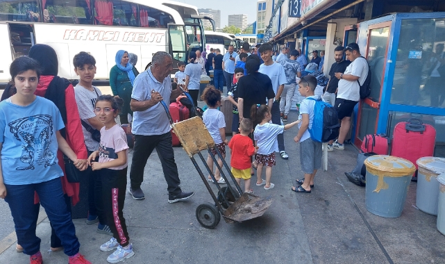 15 Temmuz Demokrasi Otogarı'nda bayram dönüşü hareketliliği devam ediyor