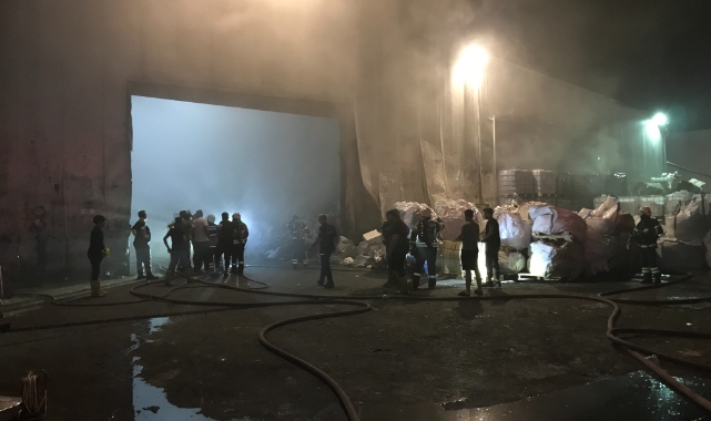 2 gece arayla aynı tesiste yoğun duman panik yarattı!