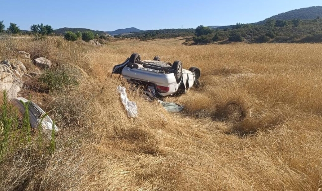 Afyon’da otomobil takla attı: 2 ölü, 4 yaralı