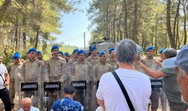 Akbelen'de 'ağaç kesimi' gerginliği