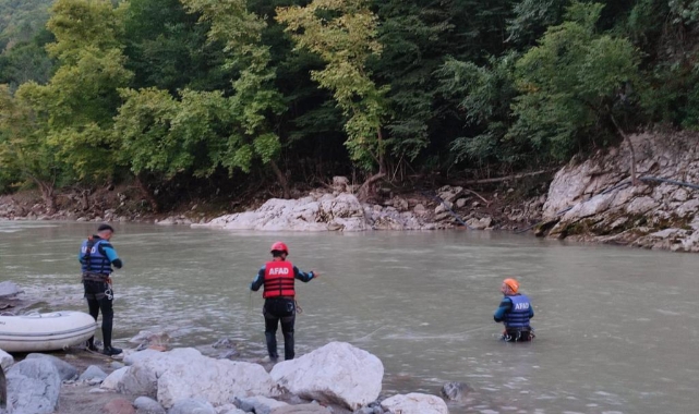 Akıntıya kapılan tamircinin cansız bedenine ulaşıldı