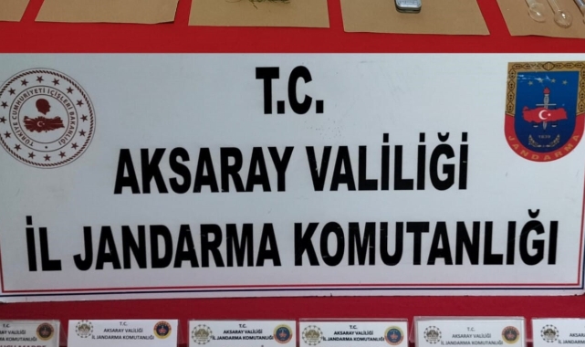 Aksaray jandarmadan uyuşturucu operasyonu