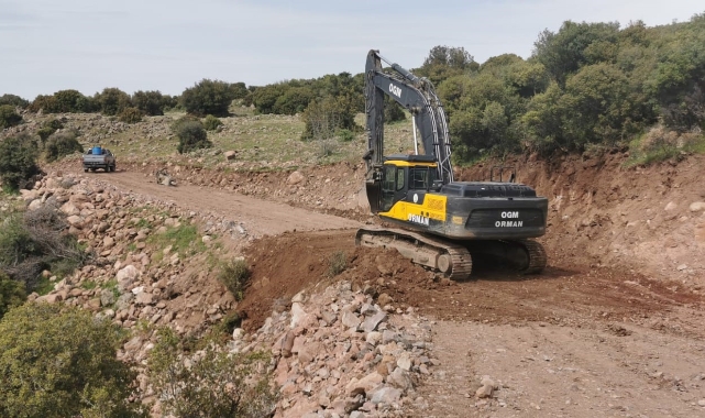 Aliağa’da ormanlık alanlarda hummalı çalışma