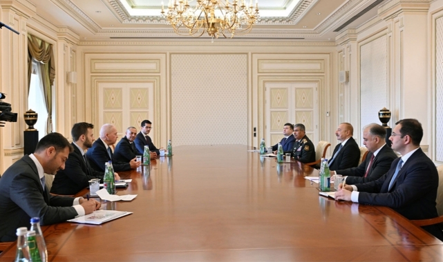 Aliyev, İsrail Savunma Bakanı Gallant'ı kabul etti