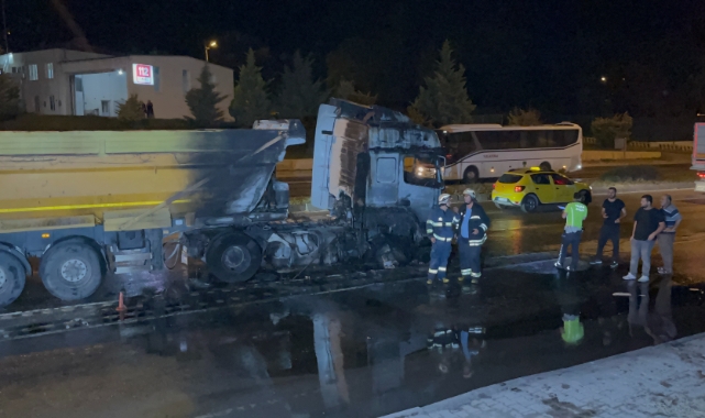 Alkollü TIR sürücüsü dehşet saçtı!