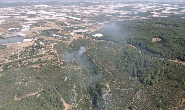 Antalya’daki orman yangını kontrol altına alındı