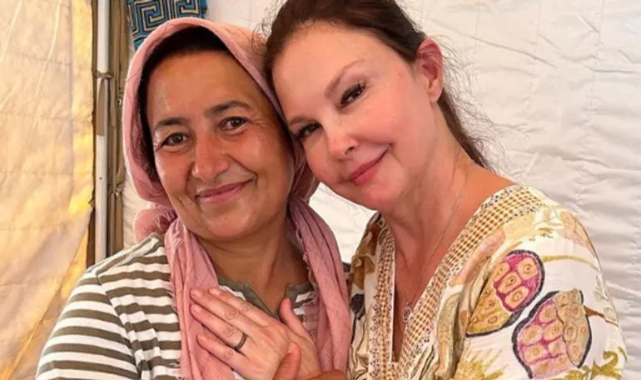 Ashley Judd deprem bölgesinde!