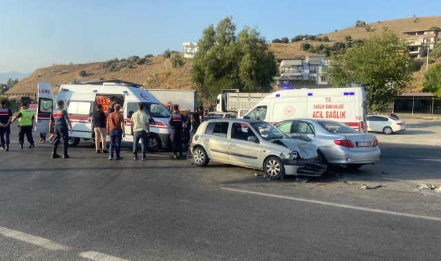 Aydın'da trafik kazası: 3 yaralı