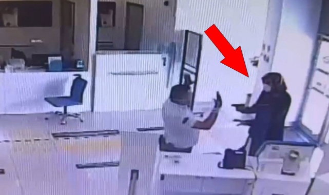 Bahçelievler'de kadın kılığında banka soygunu