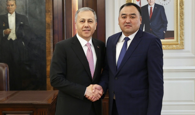 Bakan Yerlikaya, Kırgız mevkidaşı ile görüştü