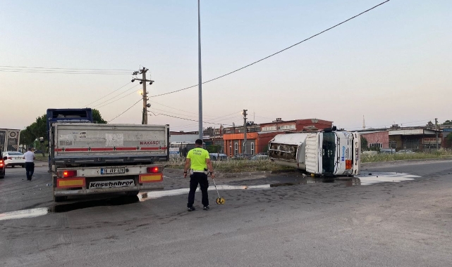 Balıkesir'de mazot tankeri ile TIR çarpıştı!