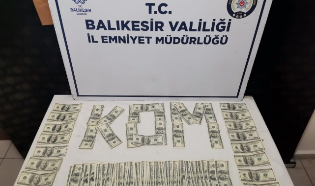 Bandırma'da sahte para operasyonu