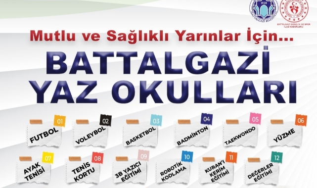 Battalgazi’de yaz spor okulları başlıyor