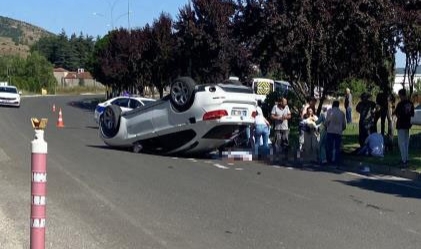 Bilecik'te otomobil takla attı: 1 ölü, 5 yaralı