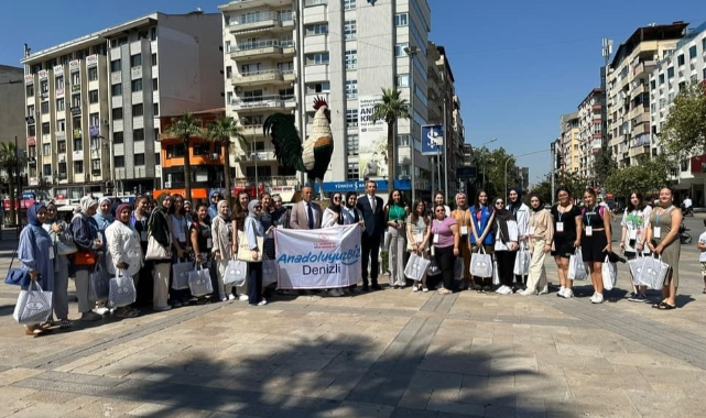 Bilecikli gençler Denizli'nin tarihi ve turistlik yerlerini gezdi