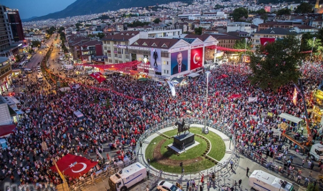 Bursa'da 15 Temmuz'a vefa