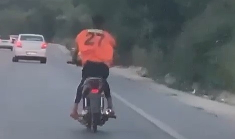 Bursa'da motosiklet sürücüsü ölüme meydan okudu