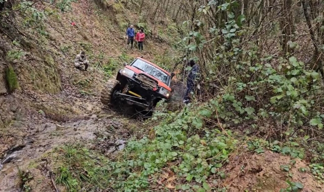 Bursa'da Off-road tutkunları nefes kesti