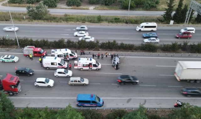 Bursa'da otomobil takla attı: 7 yaralı