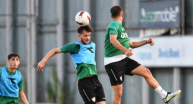 Bursaspor günü çift idmanla tamamladı