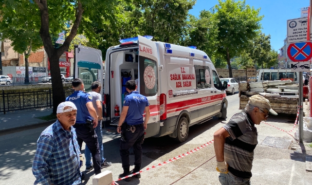 Çalıştığı iskeleden düştü