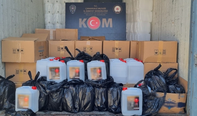 Çanakkale'de kaçakçılık operasyonu