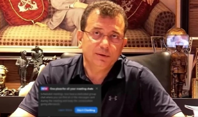 CHP'den İmamoğlu'nun 'online' toplantısına tepki