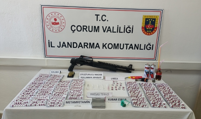 Çorum'da uyuşturucu operasyonu