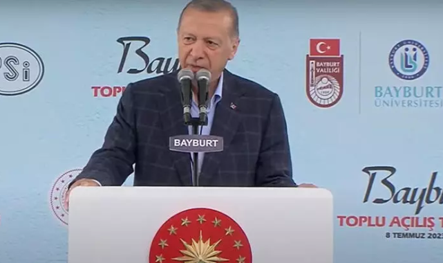 Cumhurbaşkanı Erdoğan Bayburtlularla buluştu