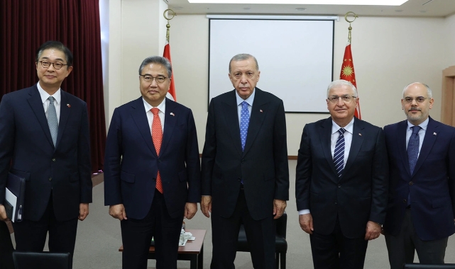 Cumhurbaşkanı Erdoğan, Güney Kore Dışişleri Bakanı'nı kabul etti