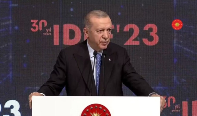 Cumhurbaşkanı Erdoğan: İDEF sektöre damga vurdu!