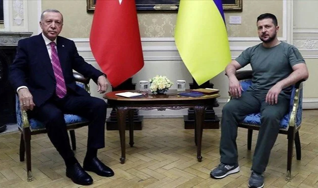 Cumhurbaşkanı Erdoğan Zelenski ile görüştü