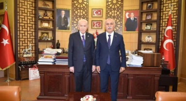 Davut Aydın Bahçeli'yi ziyaret etti