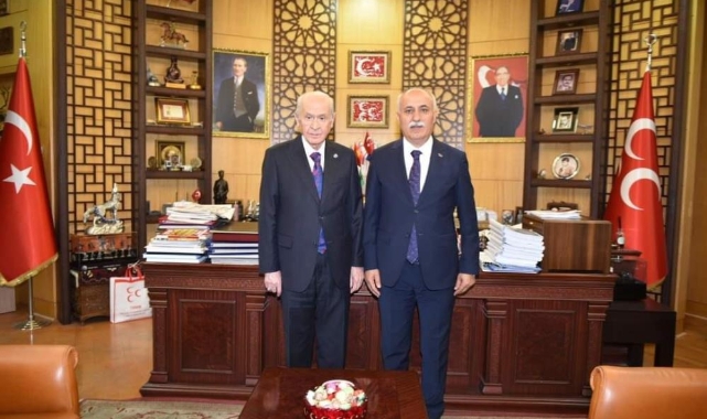 Davut Aydın Bahçeli'yi ziyaret etti