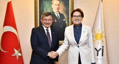 Davutoğlu'ndan Akşener'e 'Hayırlı olsun' ziyareti
