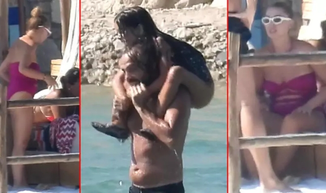 Demet Akalın locasından çıkmadı