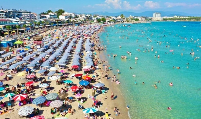 Didim’de sıcak havalar bunalttı